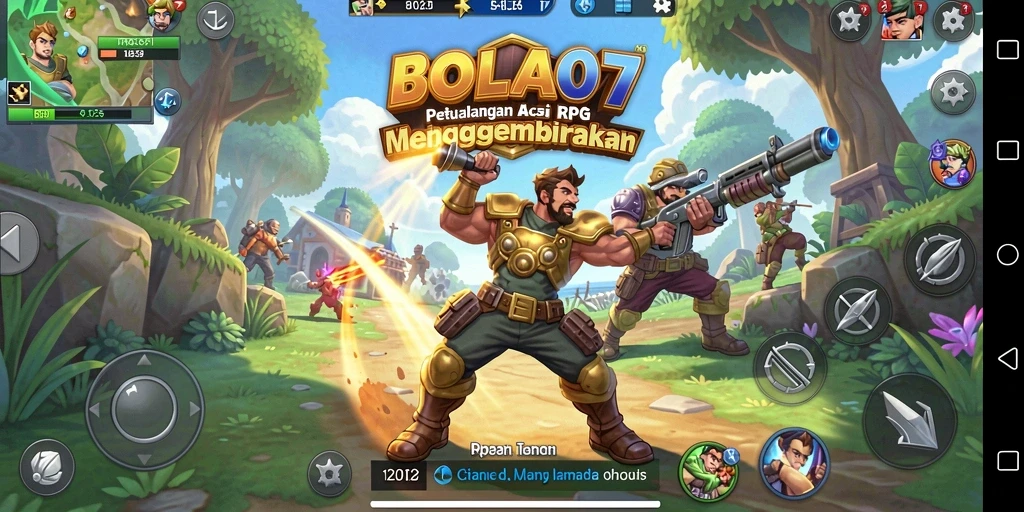 Gameplay seru dan mendebarkan di BOLA07