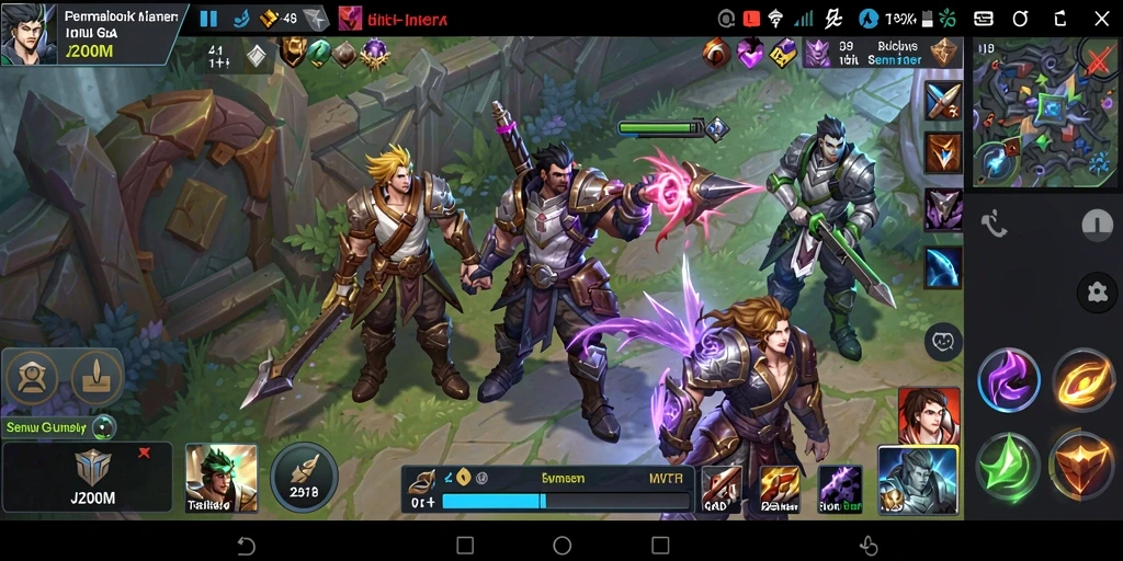 Tampilan gameplay seru dalam J200M dengan grafik memukau.
