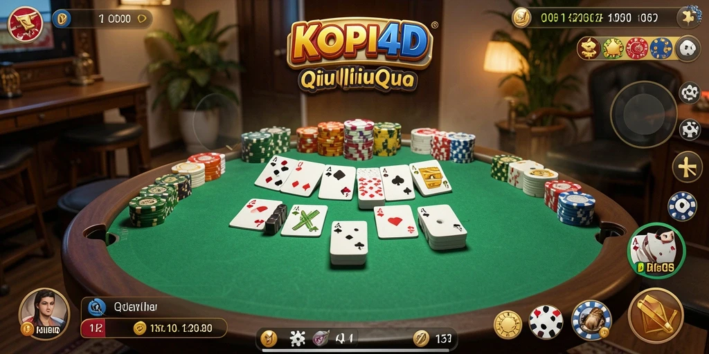 Gameplay QiuQiu yang seru dalam KOPI4D.