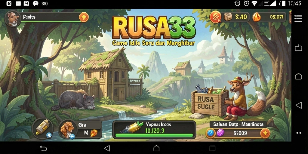 Tampilan gameplay RUSA33 yang seru dan menghibur.