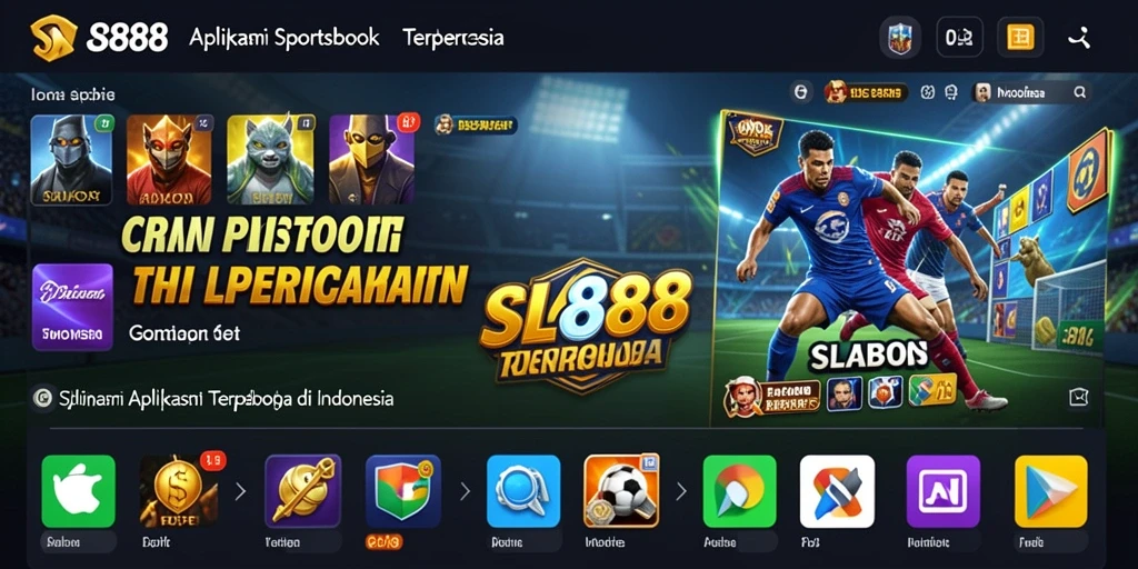 Tampilan utama gameplay Sportsbook SL888 yang menarik dan informatif.