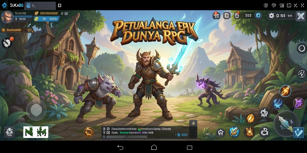 Tampilan gameplay <strong>SUKA86</strong> dengan grafis menawan dan pertempuran yang seru.