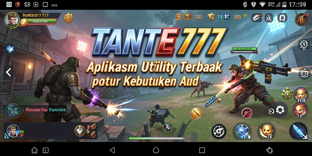 Tampilan antarmuka intuitif dari aplikasi TANTE777 yang memudahkan pengguna.