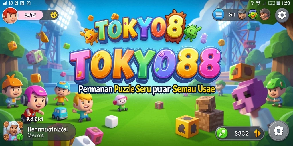 Screenshot gameplay TOKYO88 yang menampilkan teka-teki interaktif.