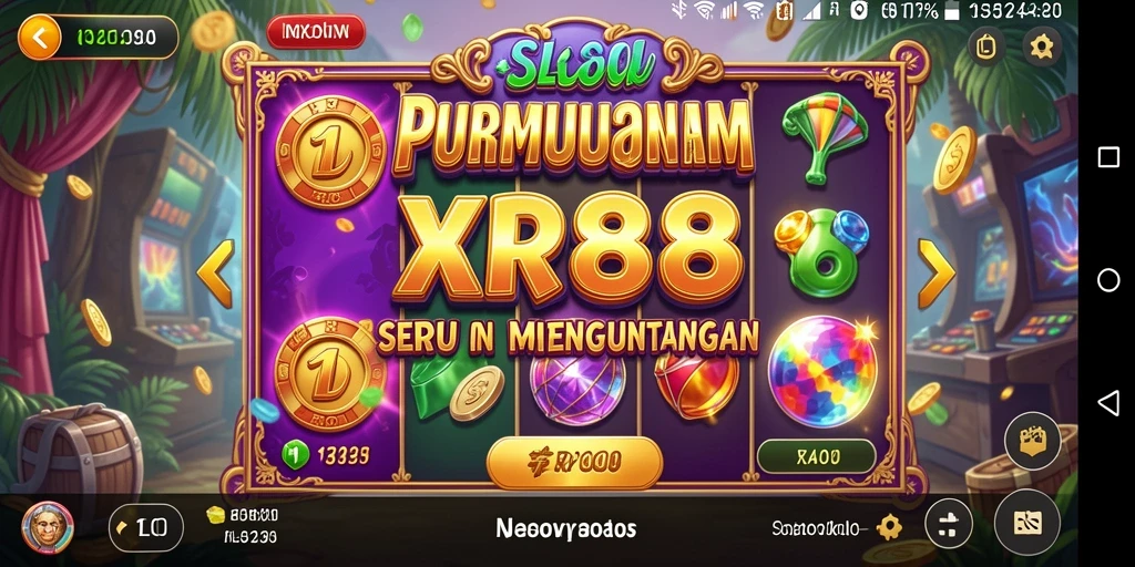 Tampilan gameplay menawan dari XR88 dengan berbagai tema slot.